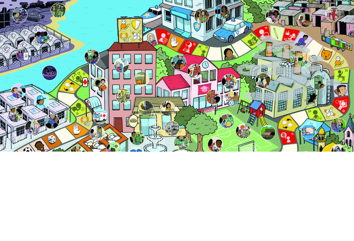 City Of Rights Board Game Through The City Of Children s Rights 